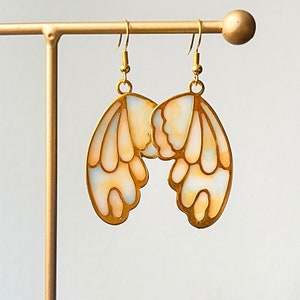 Dreamy Butterfly Wing Earrings || Resin