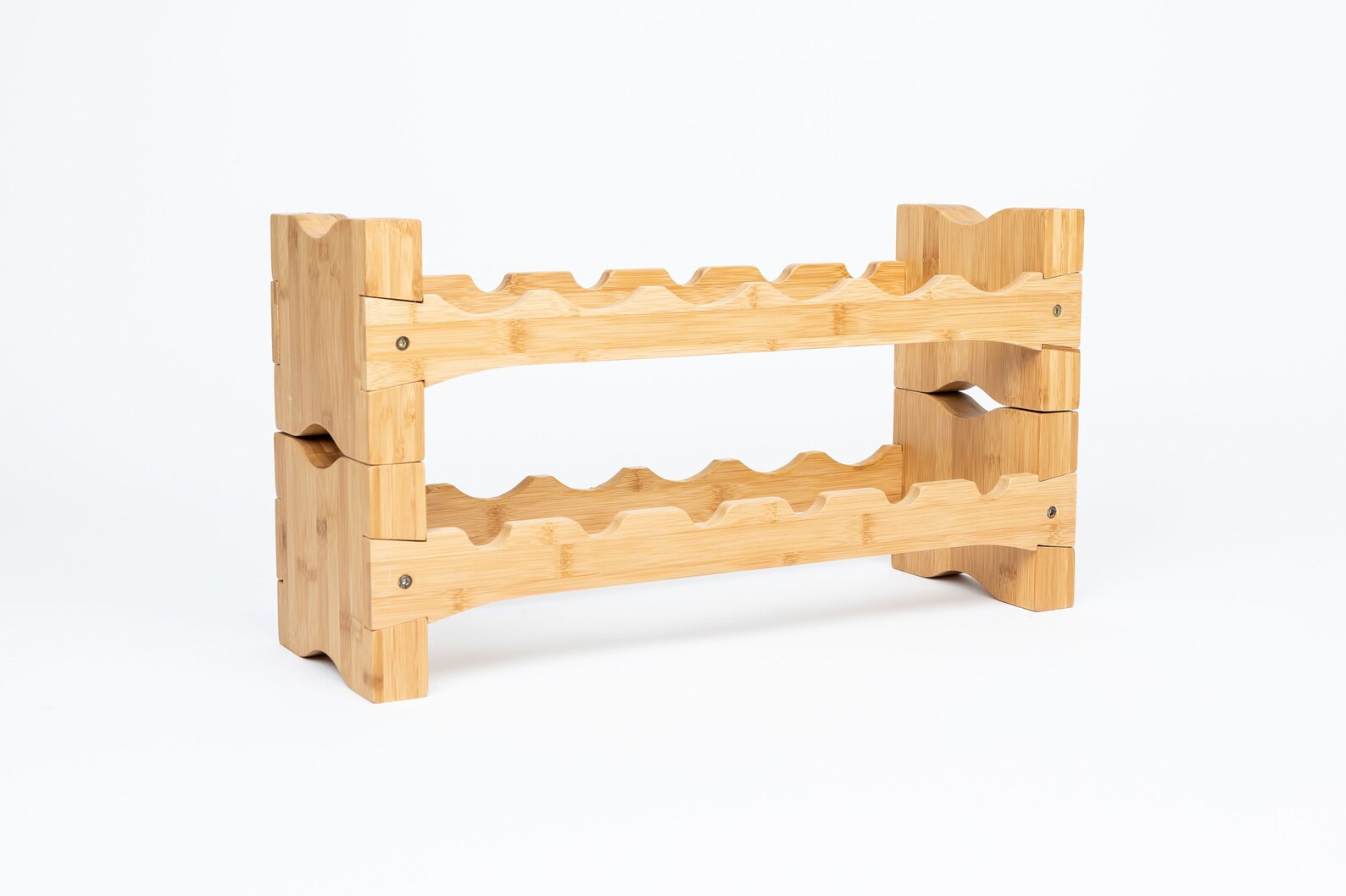 Modern Stackable Wine Rack 12 Bottle Capacity Strong and Etsy