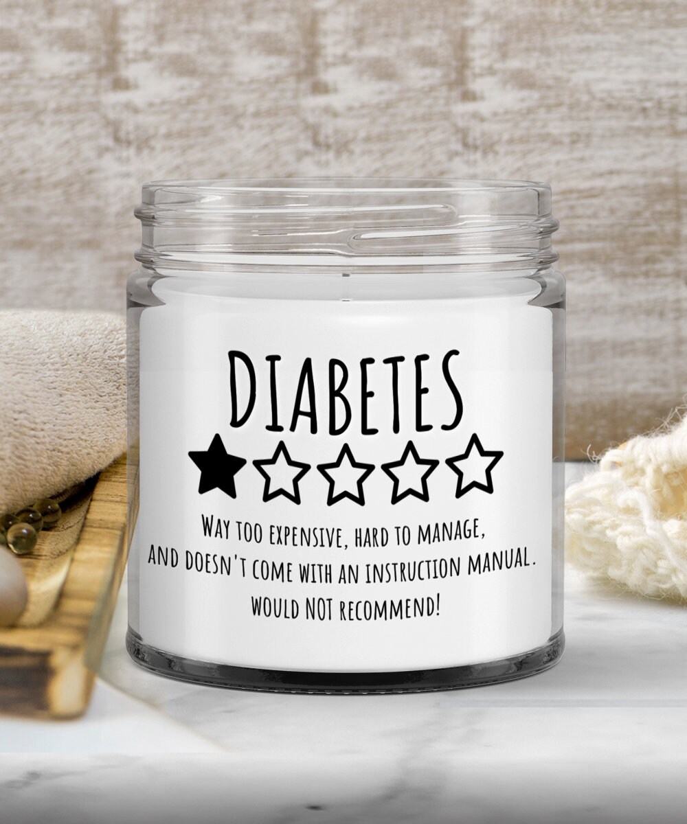 Diabetes Gift Candle for Diabetics Diabetes Diabetic Gift  Etsy