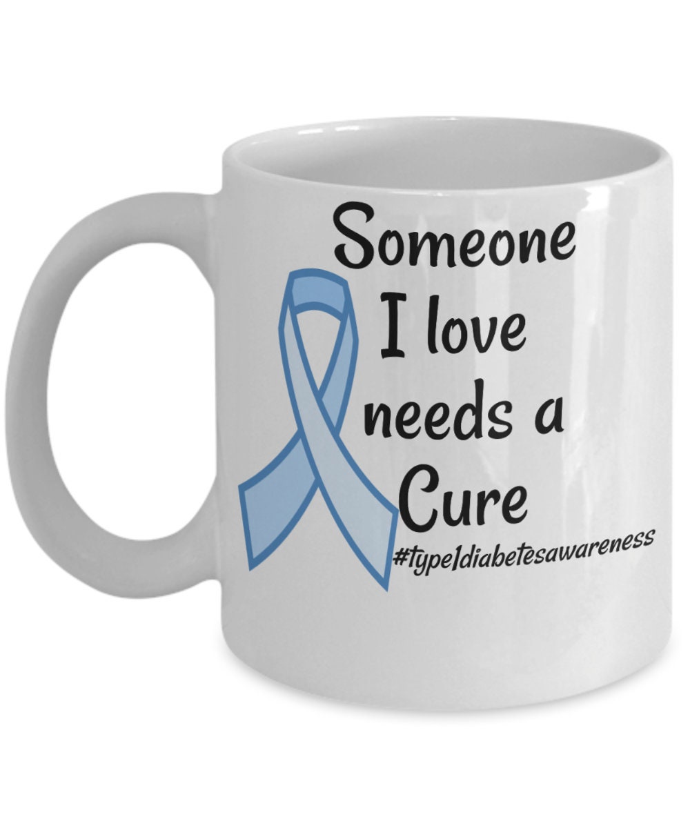 Diabetes Gift Diabetes Mug Diabetes Warrior Type 1 Etsy