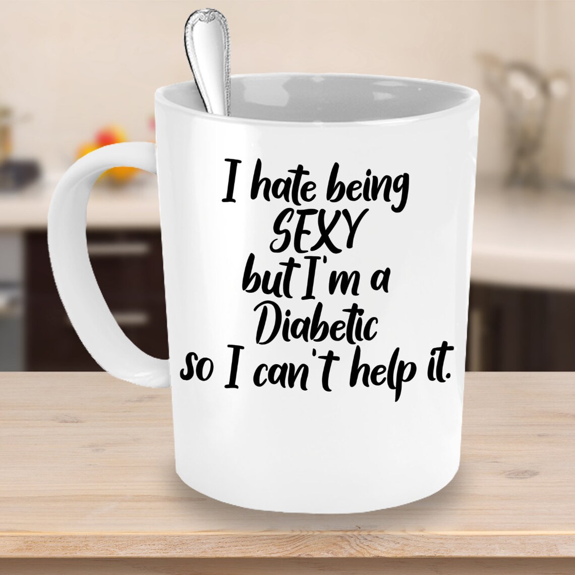 Cadeaux de diabète cadeau de diabète je déteste être sexy | Etsy