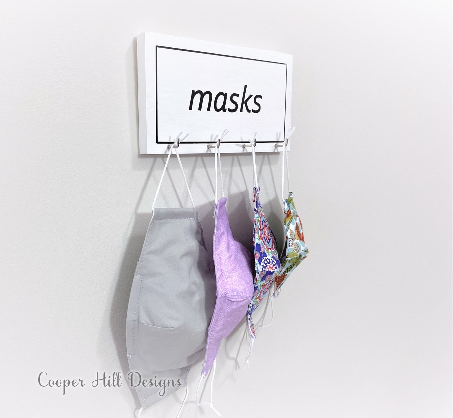 Mask Holder Mask Hanger for Wall Mask Rack Mask Hook Rack Etsy