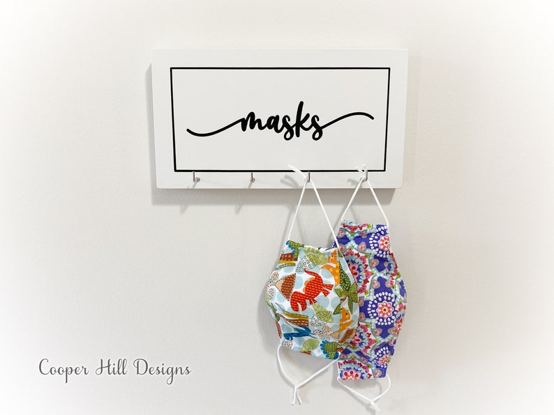 Mask Holder Mask Hanger for Wall Mask Storage Mask Hooks Etsy