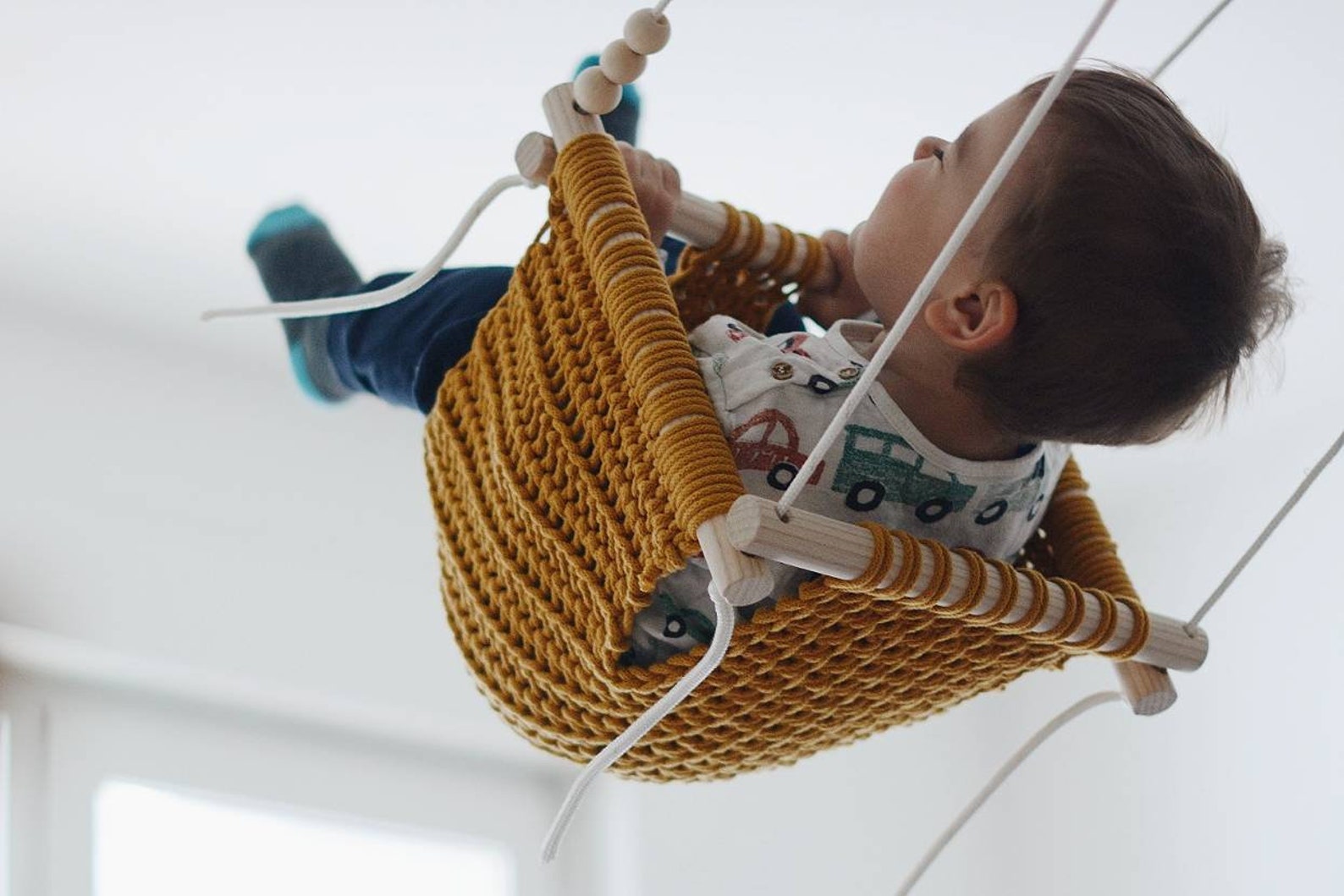 Baby Swing Kids Swing Crochet Handmade Baby Swing Chair Etsy