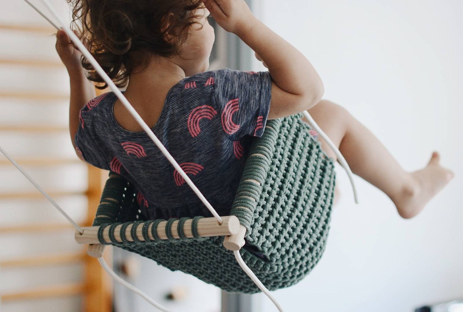 Baby Swing Kids Swing Crochet Handmade Baby Swing Chair Etsy