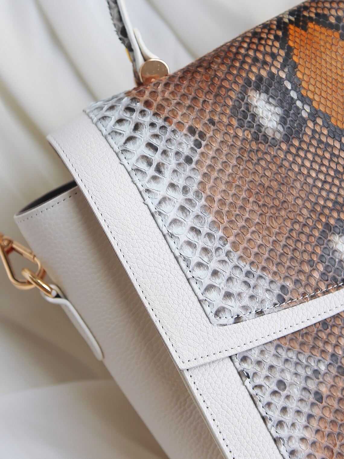 Genuine Real Python crossbody bag . Snakeskin cross body purse Etsy