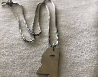 MISSISSIPPI Love Stainless Steel Necklace