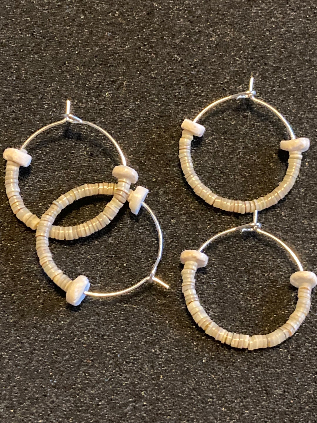 Melanesian Natural Shell Money Hoop Ceremonial Earrings, Traditional ...