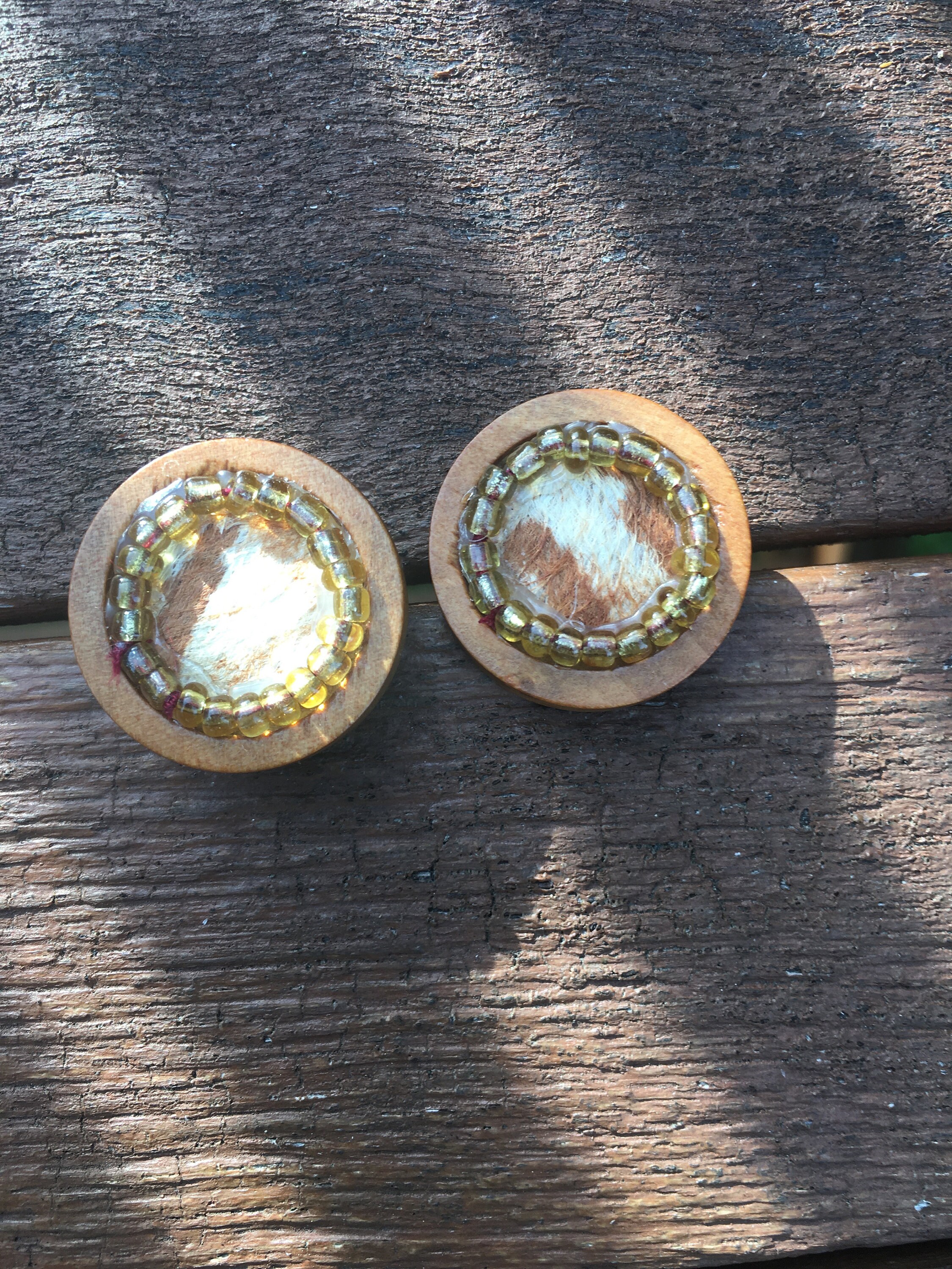 6 Bead Beaded Earrings 18mm Round Circle Stud Post & Backs W/connector Loop  Holes Dangle Style Earring Findings Jewelry Making 