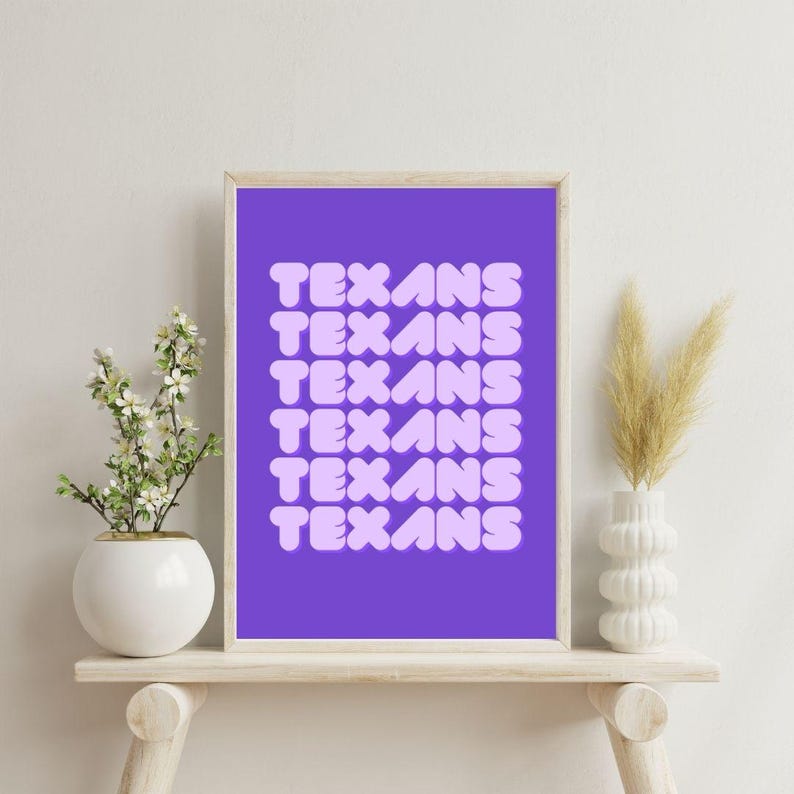Tarleton Decor Tarleton State University Texans Prints, Dorm Decor (digital Download ...
