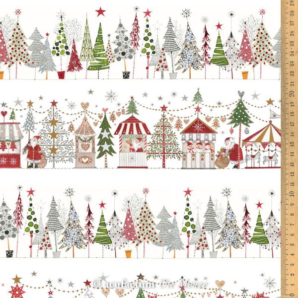 Acufactum BW fabric Christmas magic