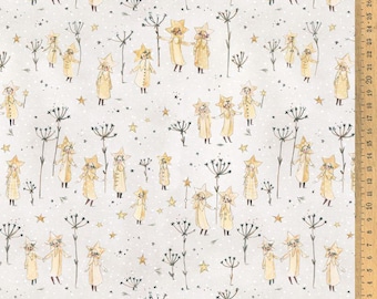 Acufactum cotton fabric star singers