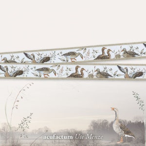 Acufactum Woven Greylag Geese 16 mm
