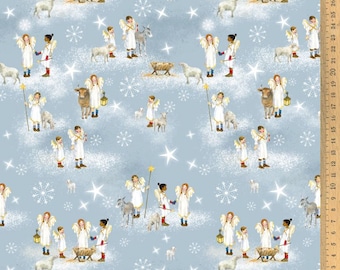 Acufactum cotton fabric nativity angel 145 cm wide