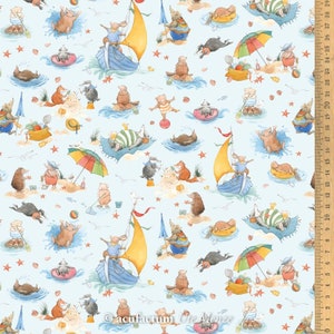 BW fabric Land in Sight 145 cm wide Sophia Drescher Acufactum