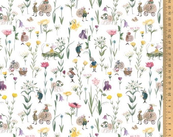 Acufactum cotton fabric meadow post Silke Leffler