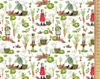 BW fabric harvest time 145 cm wide Daniela Drescher Acufactum