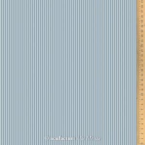 Acufactum cotton fabric fine stripes grey-blue 145 cm wide