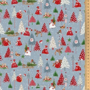 Acufactum cotton fabric winter children 145 cm wide design Kerstin Heß