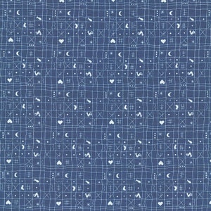 Westfalenstoff Series Westfalen Chicken Blue 0.50 cm x 150 cm 014006298