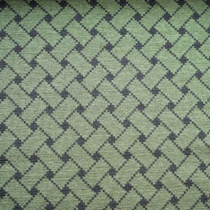Organic cuddly jacquard from Stoffonkel braided pattern olive green - moss (GOTS) 0.50 cm