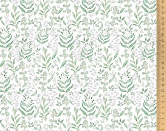 Acufactum cotton fabric eucalyptus 145 cm wide 0.5 m design Viktoria Egert