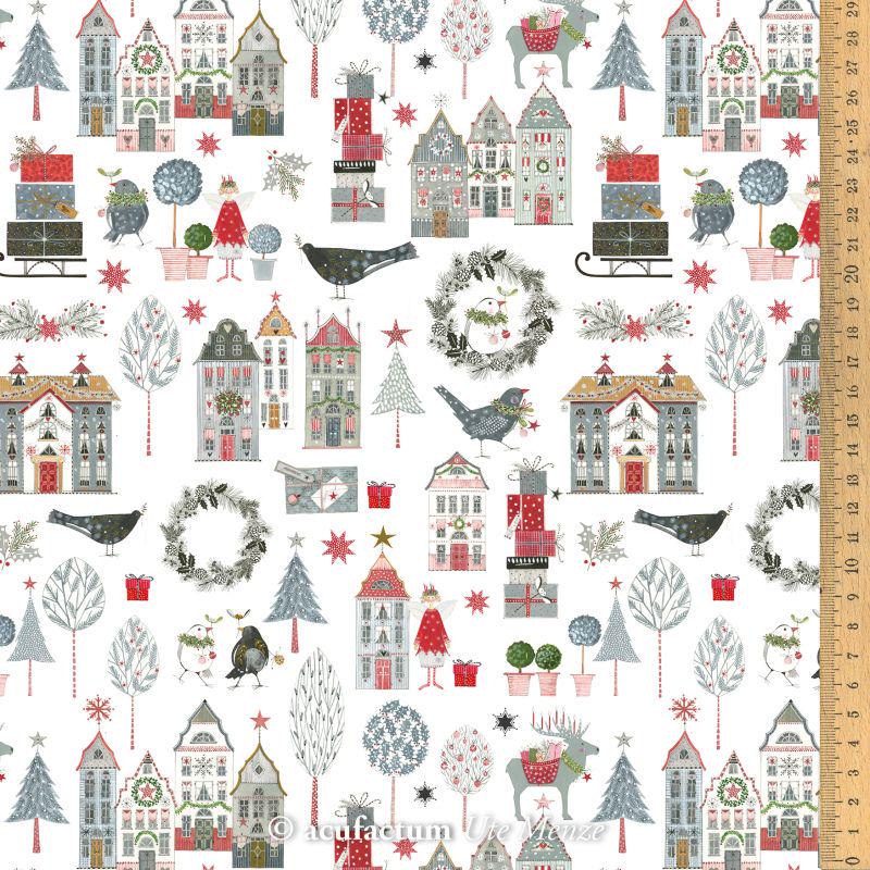 Acufactum cotton fabric Winter Poetry