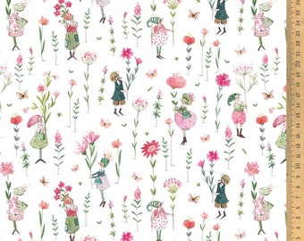 Acufactum cotton fabric floral happiness Silke Leffler