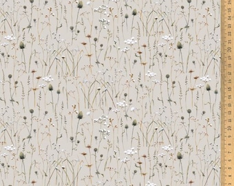Acufactum BW fabric winter grasses 145 cm wide design Daniela Drescher