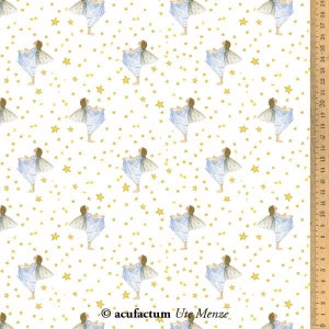 Acufactum cotton fabric Sterntaler elf 145 cm wide 0.5 m design Daniela Drescher