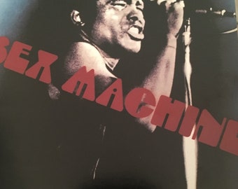 James Brown ../"SEX MACHINE/"..Retro Album Cover Poster Various Sizes