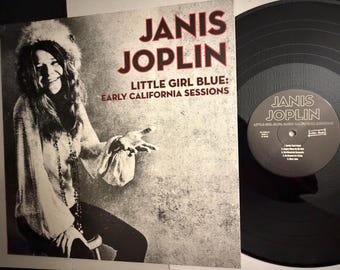 Janis Joplin Little Girl Blue Early Californian Sessions LP Record Vinyl