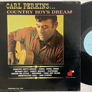 Carl Perkins “A Cowboy’s Dream” LP Record Vinyl (Original)