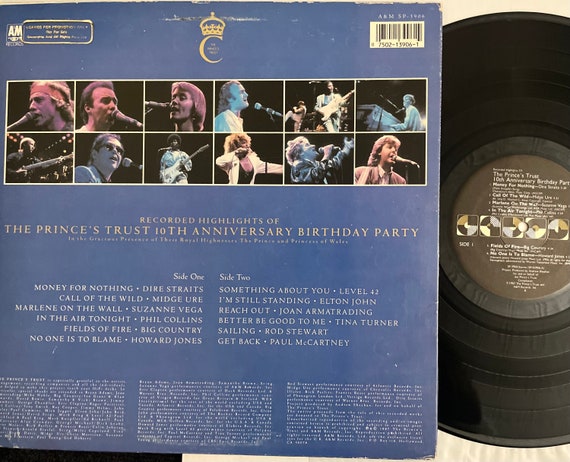 The Prince's Trust 10th Anniversary 　LP The Prince's Trust 10th Anniversary Birthday LP Record Vinyl