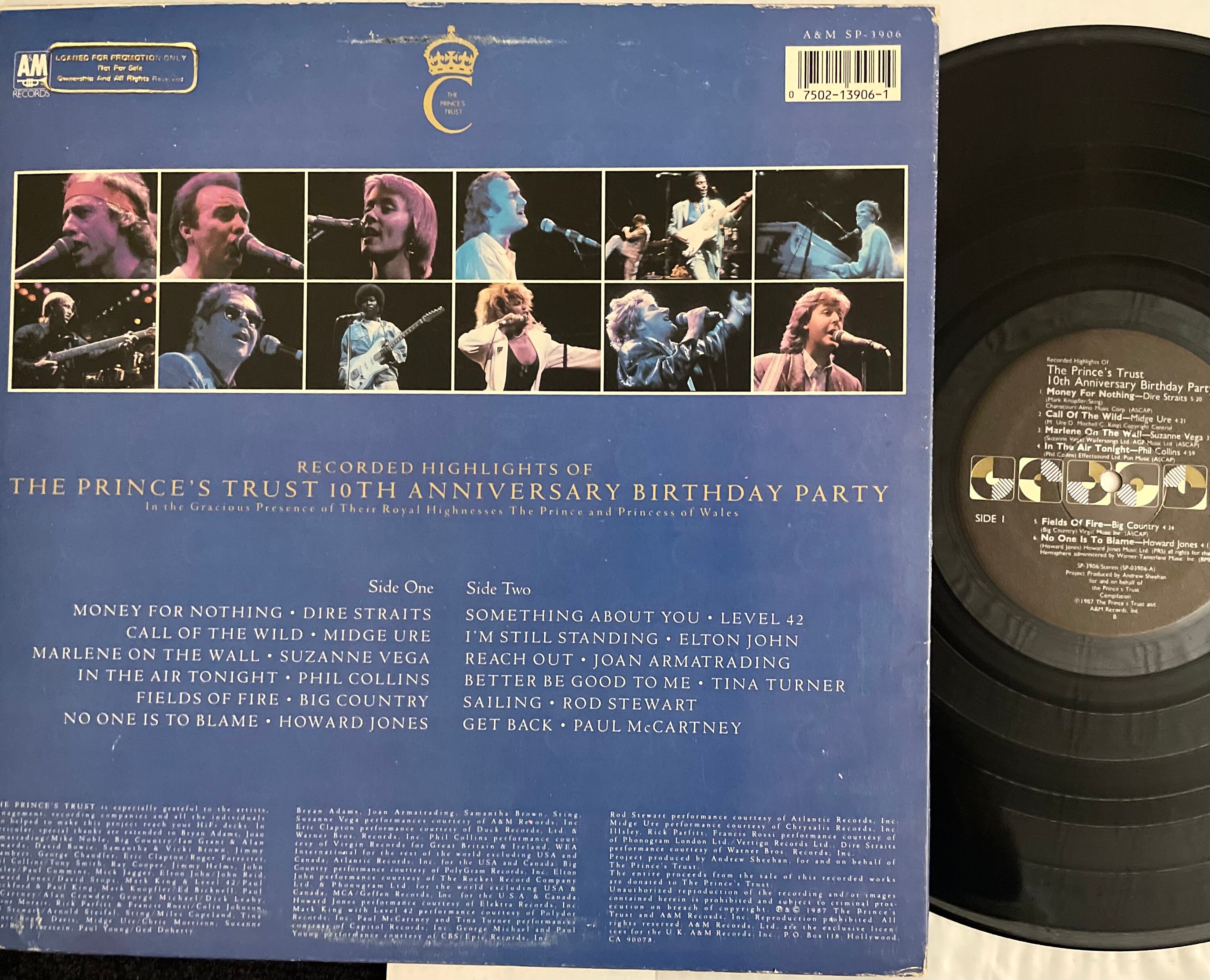 The Prince's Trust 10th Anniversary 　LP Various-60s & 70s The Prince's Trust 10th Anniversary