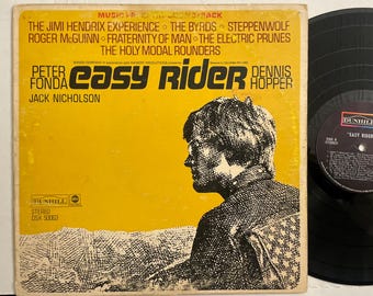 Vintage Easy Rider Movie Soundtrack Record Vinyl LP 12