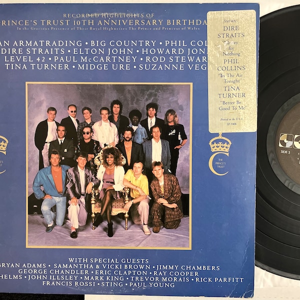 The Prince’s Trust 10th Anniversary Birthday LP Record Vinyl  Paul McCartney, Elton John, Tina Turner…