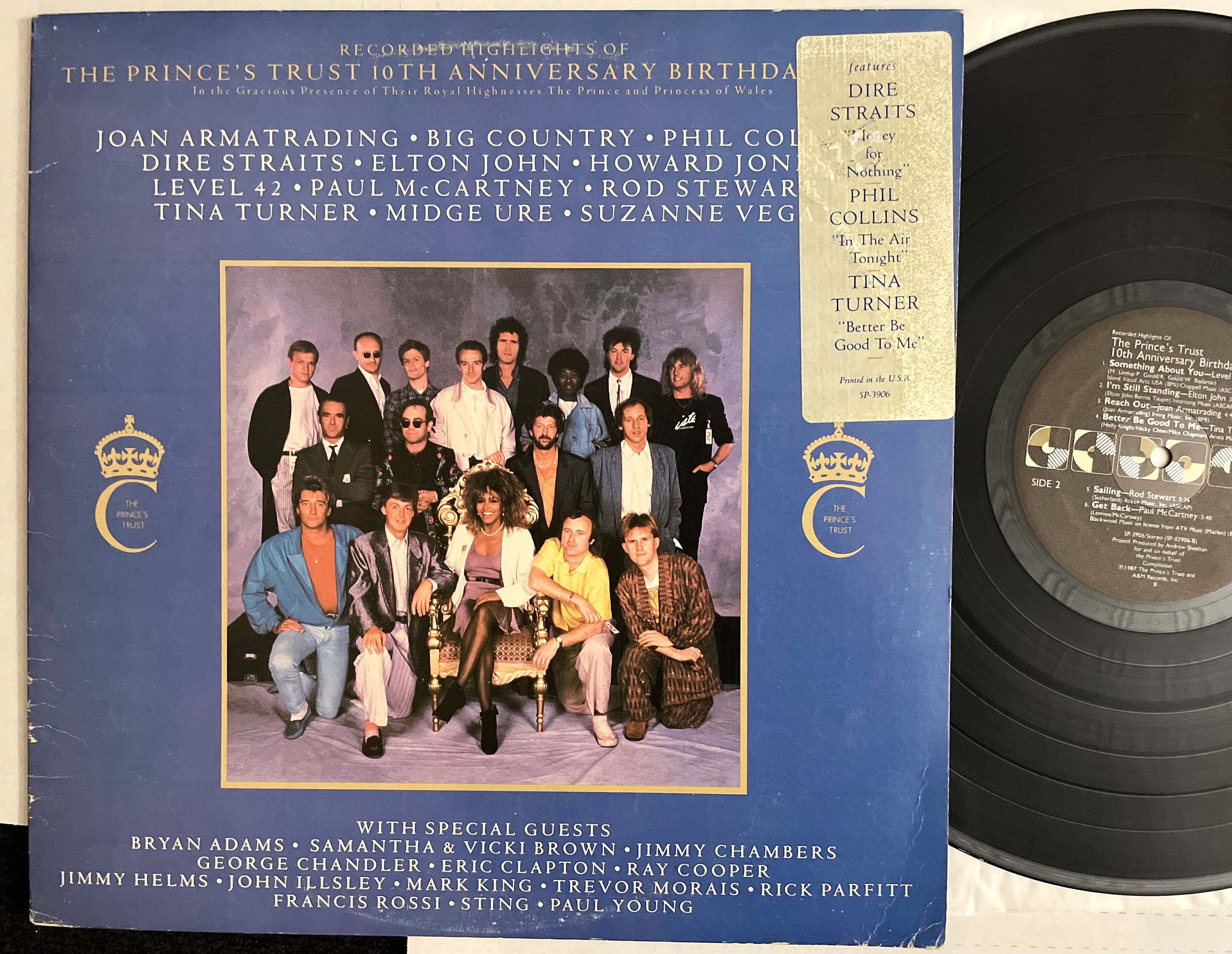 The Prince's Trust 10th Anniversary 　LP The Prince's Trust 10th Anniversary Birthday LP Record Vinyl