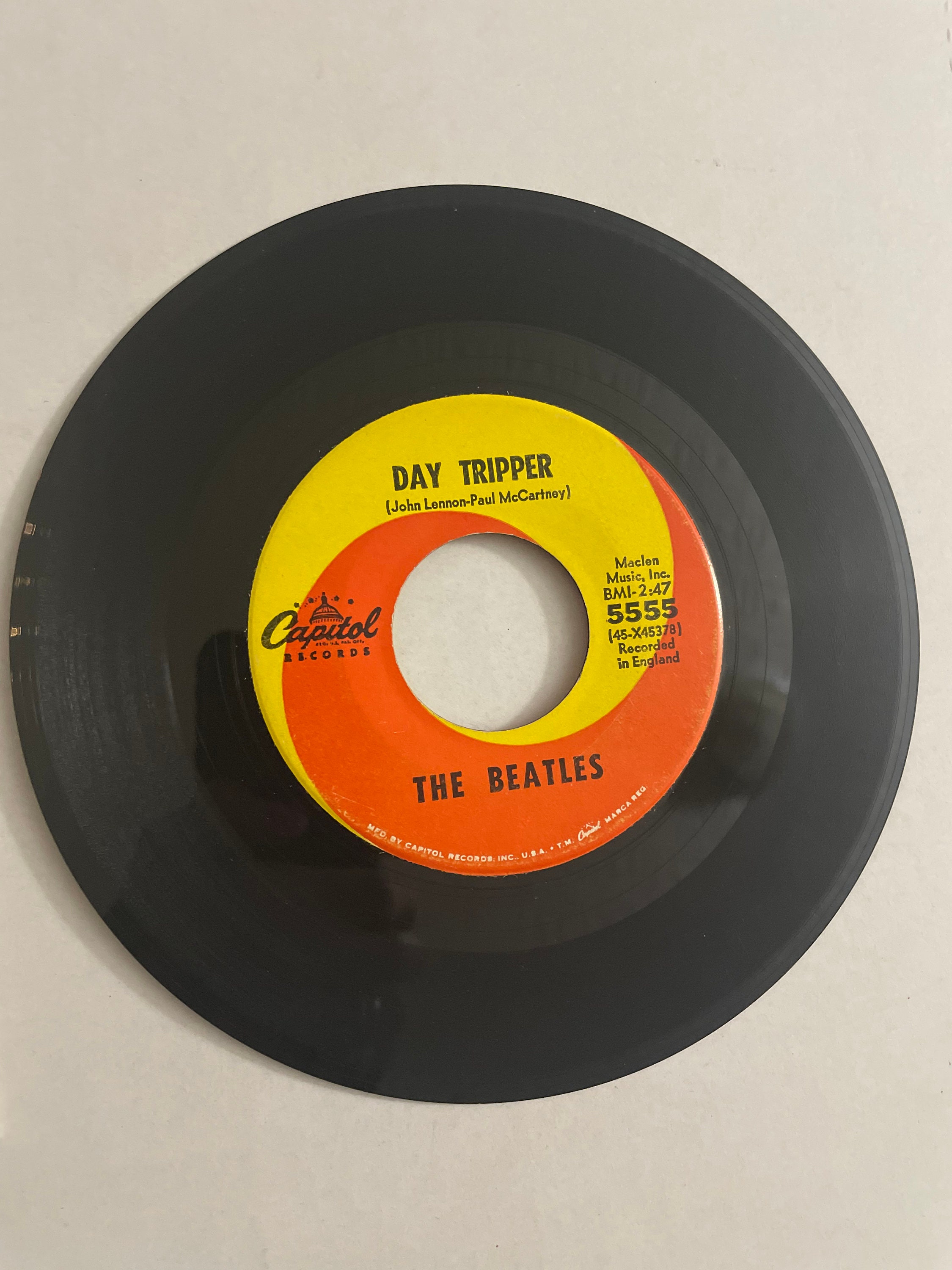 The Beatles We Can Work It Out / Day Tripper 45 RPM Record - Etsy