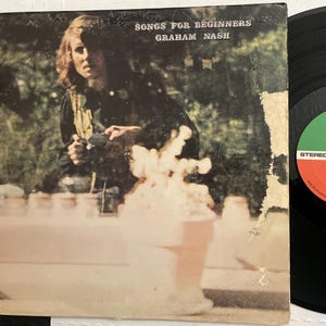 Graham Nash “Songs For Beginners” LP Record Vinyl