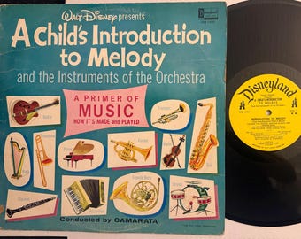 A Child’s Introduction To Melody Lp Record Vinyl Disneyland Records 2964