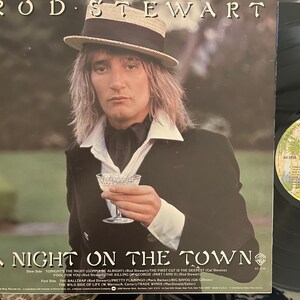 Rod Stewart “A Night On The Town” LP Record Vinyl