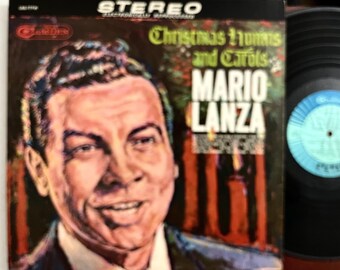 Mario Lanza Christmas Hymns and Carols LP Record Vinyl