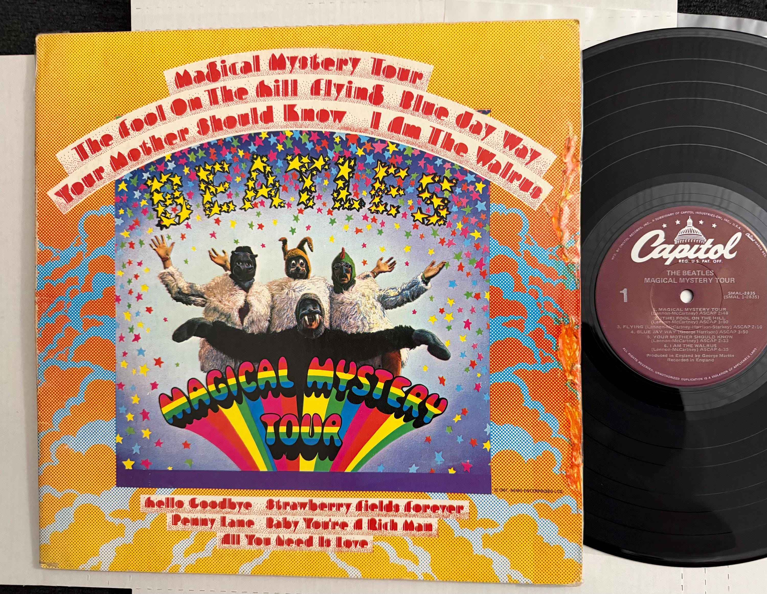 Beatles Magical Mystery Tour Vinyl Record - Etsy