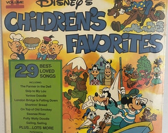 Children’s  Favorites Vol II.                          29 Best Loved Songs LP Record Vinyl Disneyland Records (New Unopened)