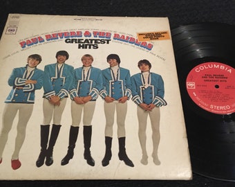 Paul Revere  & The Raiders Greatest Hits LP Record Vinyl w/ Picture Book (Original)