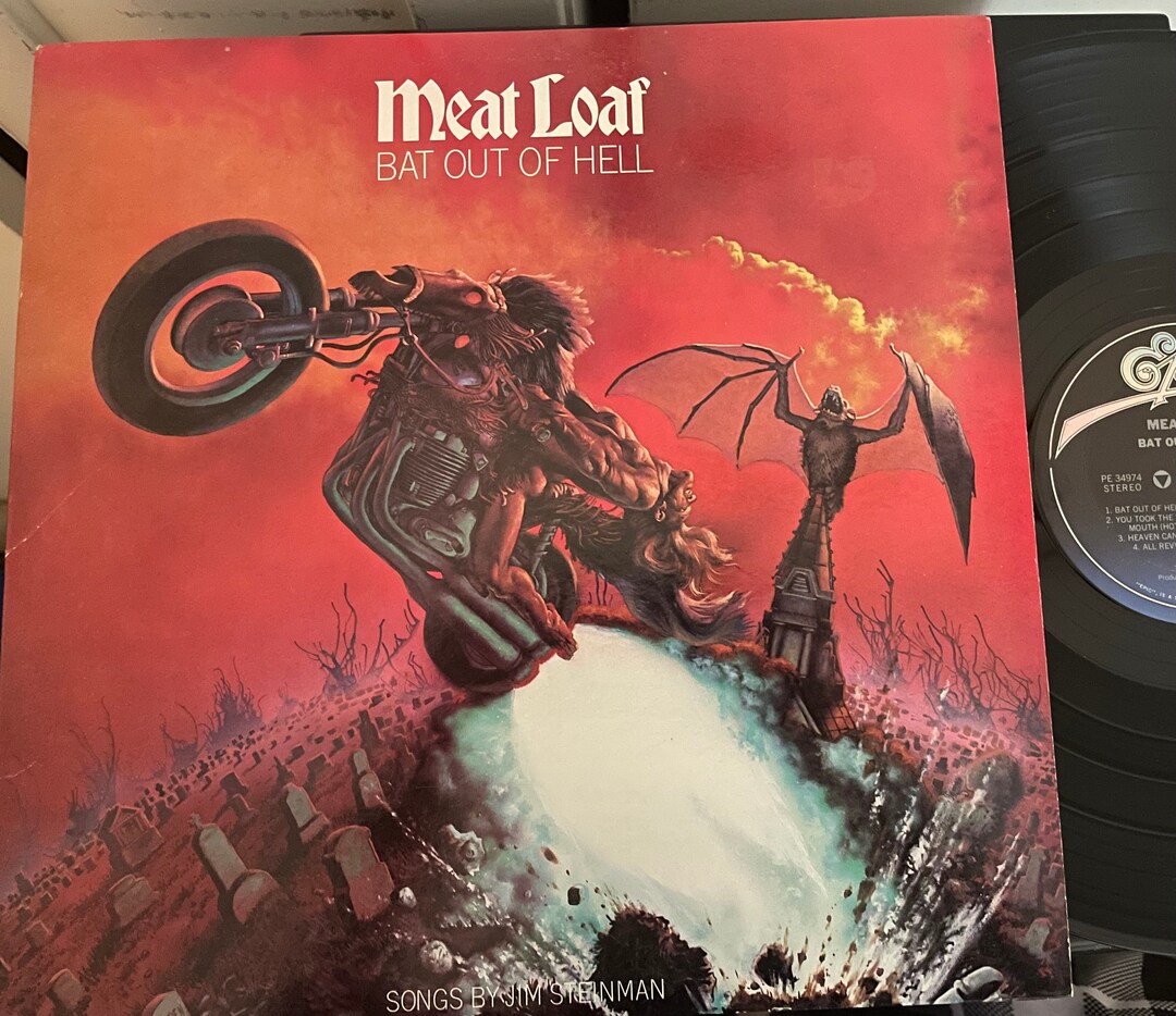 Meatloaf bat Out of Helllp Record Vinyl Etsy