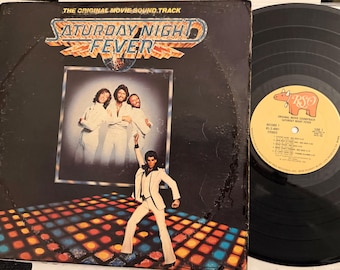 Saturday Night Fever The Bee Gees 2 LP Records Vinyl w/ / Gatefold