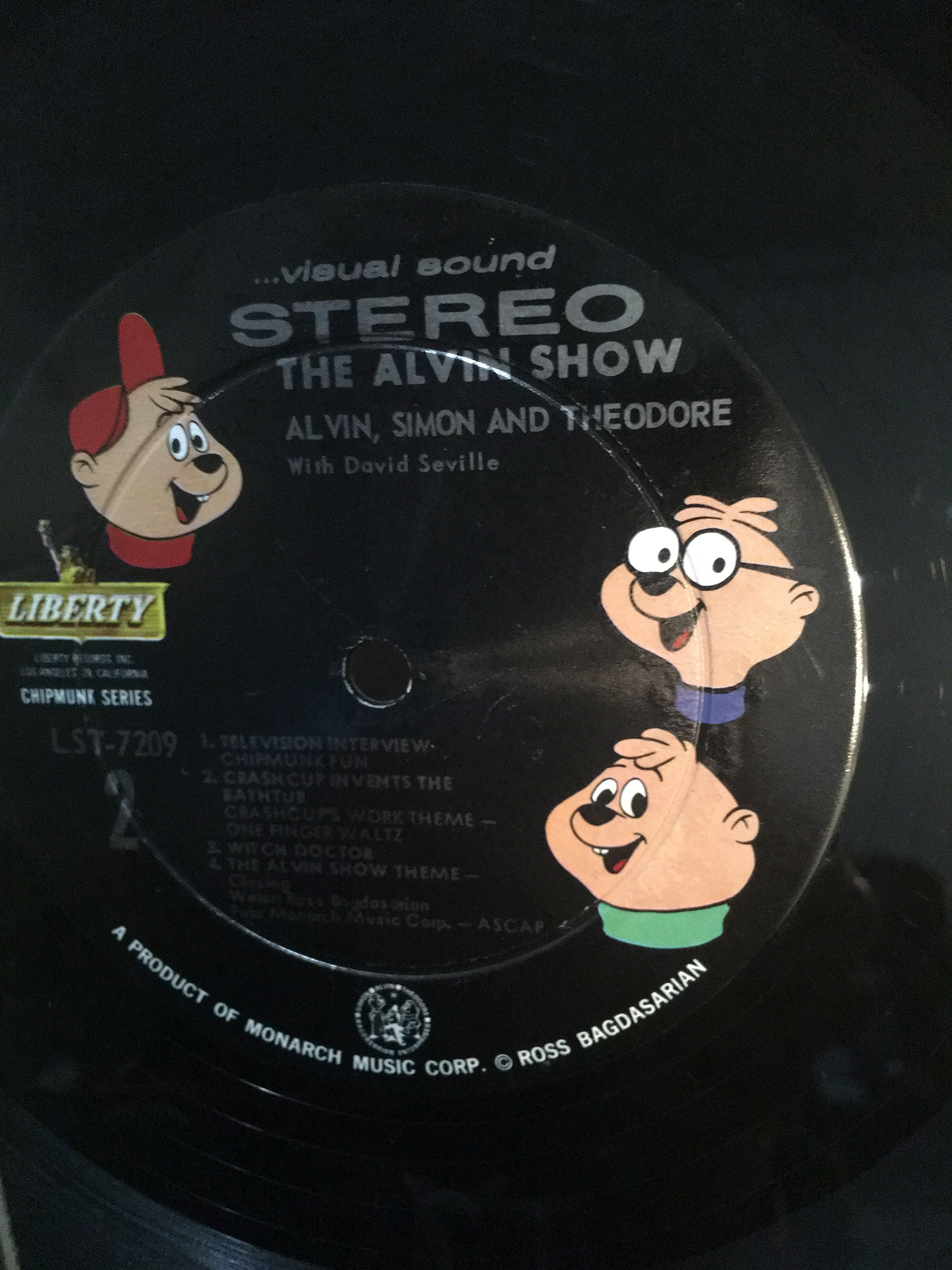Alvin & The Chipmunks The Alvin Show LP Record Vinyl Etsy