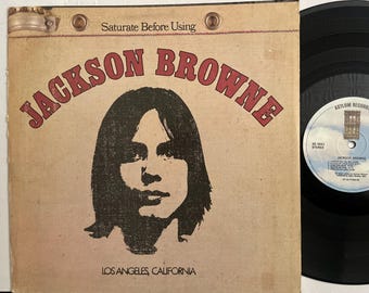 Jackson Browne - Saturate Before Using - Framed Vinyl Record - Etsy